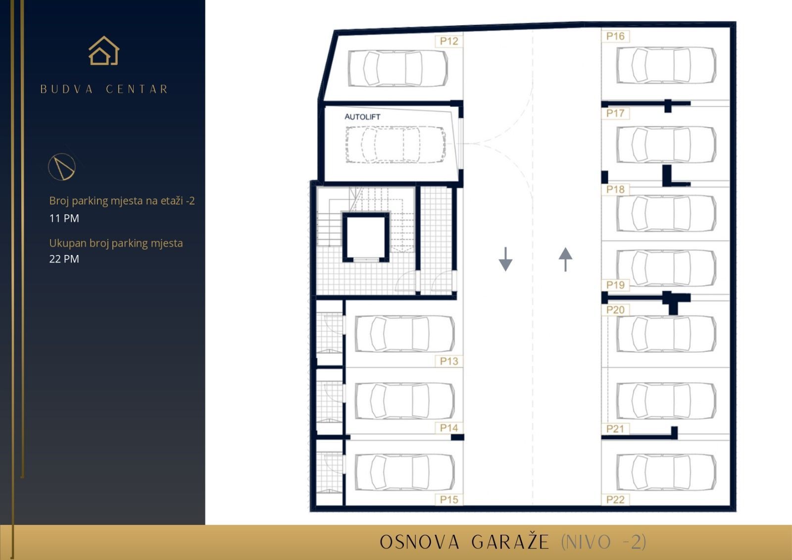Prodaja Stanova u Izgradnji u Centru Budve-Dvosoban 69.84m2 - Amfora Real Estate