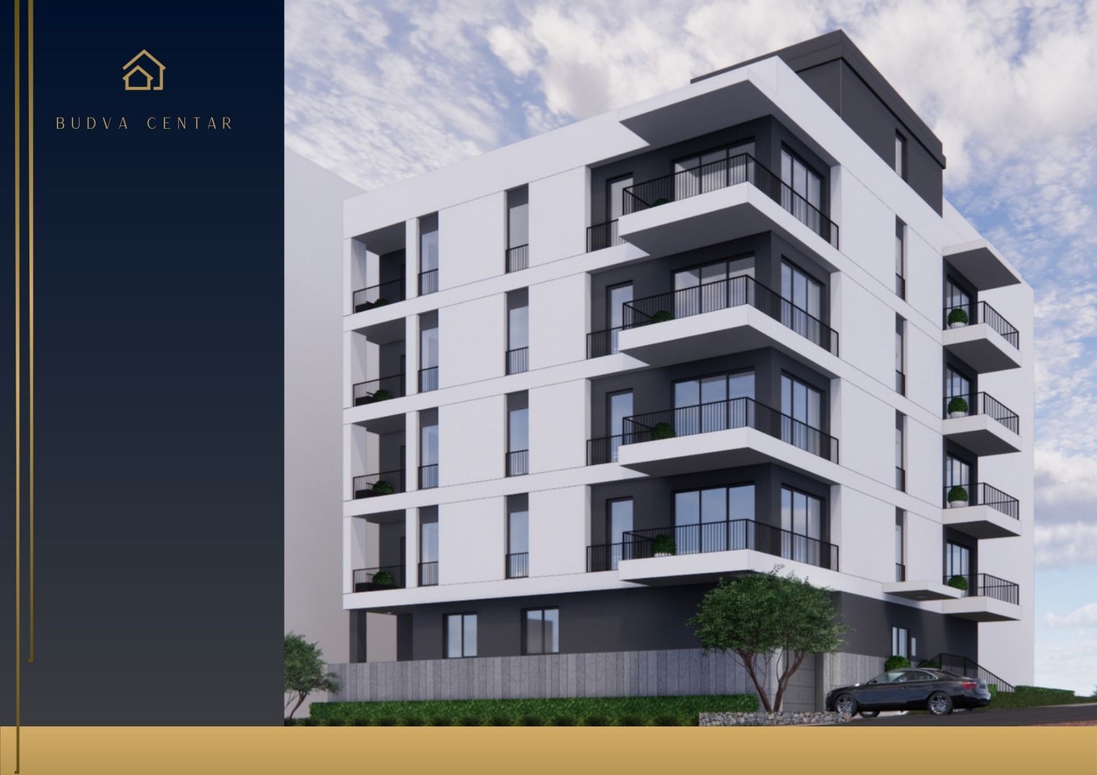 Prodaja Stanova u Izgradnji u Centru Budve-Dvosoban 69.84m2 - Amfora Real Estate