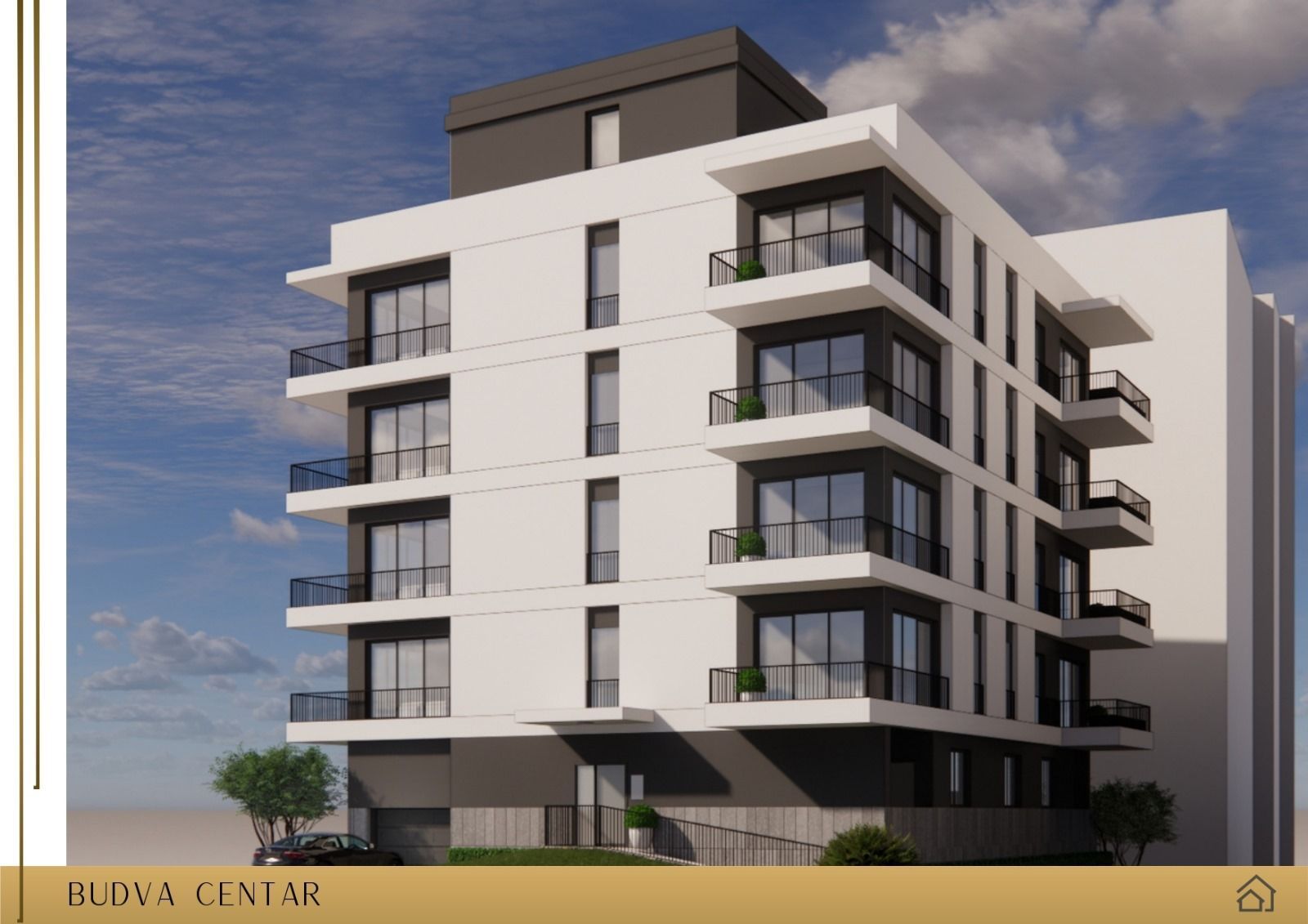 Prodaja Stanova u Izgradnji u Centru Budve-Dvosoban 69.84m2 - Amfora Real Estate