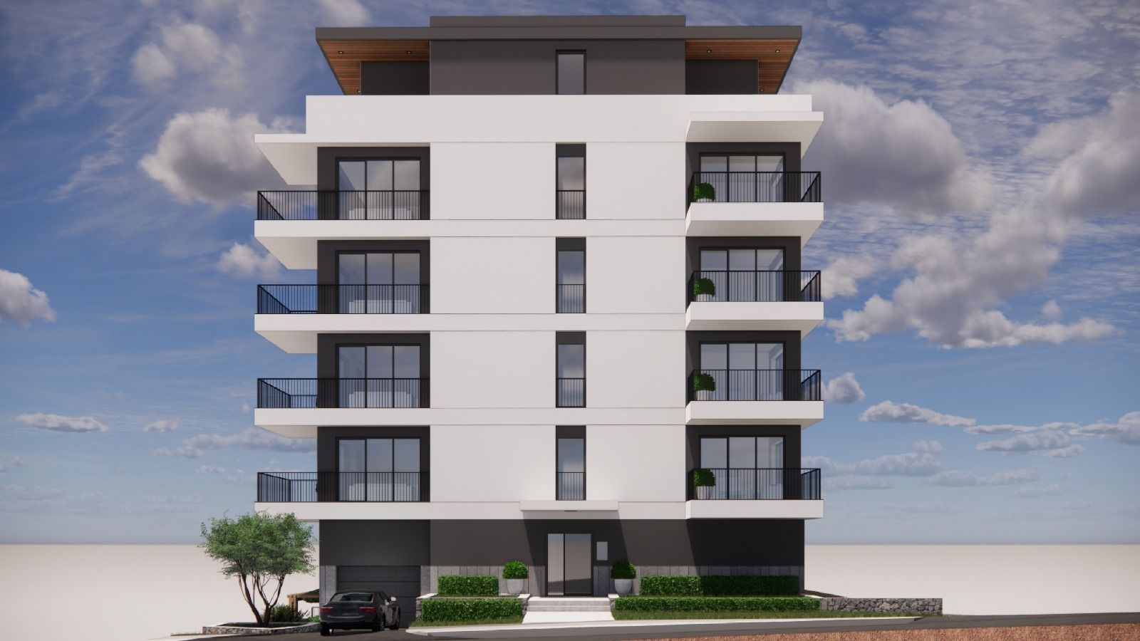 Prodaja Stanova u Izgradnji u Centru Budve-Dvosoban 69.84m2 - Amfora Real Estate