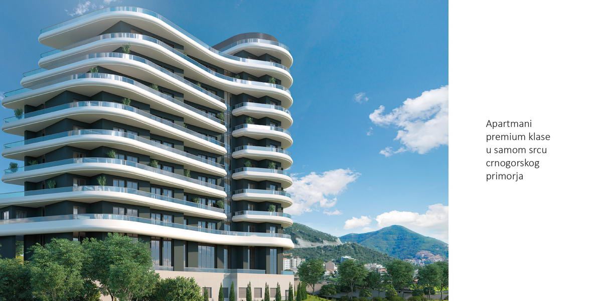 Jednosoban stan 69m2 sa pogledom na more,u novom ekskluzivnom kompleksu,na prvoj liniji mora, Becici. - Amfora Real Estate