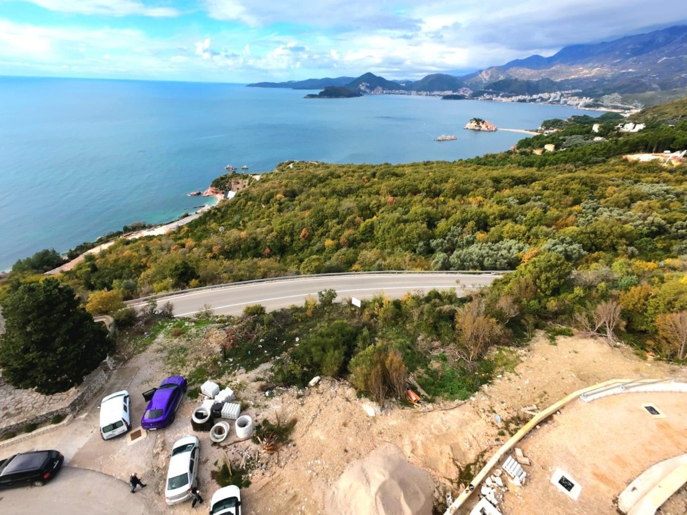 Prodaja urbanizovanog zemljišta 920 m² sa  pogledom na more – Blizikuće, Budva - Amfora Real Estate