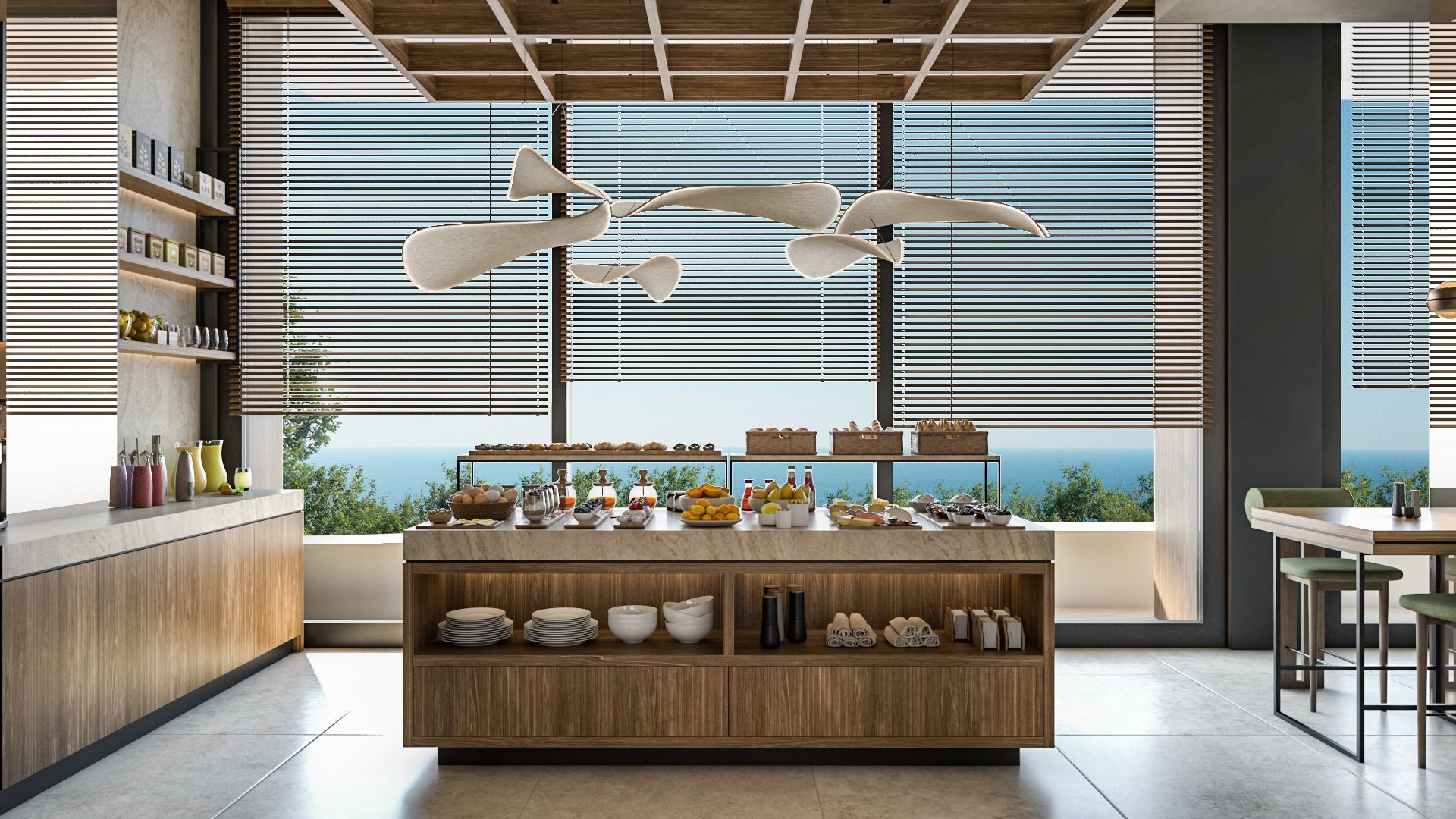 Jednosoban opremljen stan 63.86m2 u luksuznom stambenom kompleksu sa panoramskim pogledom na more, spa centrom i vrhunskim sadržajima u Reževićima, Budva - Amfora Real Estate