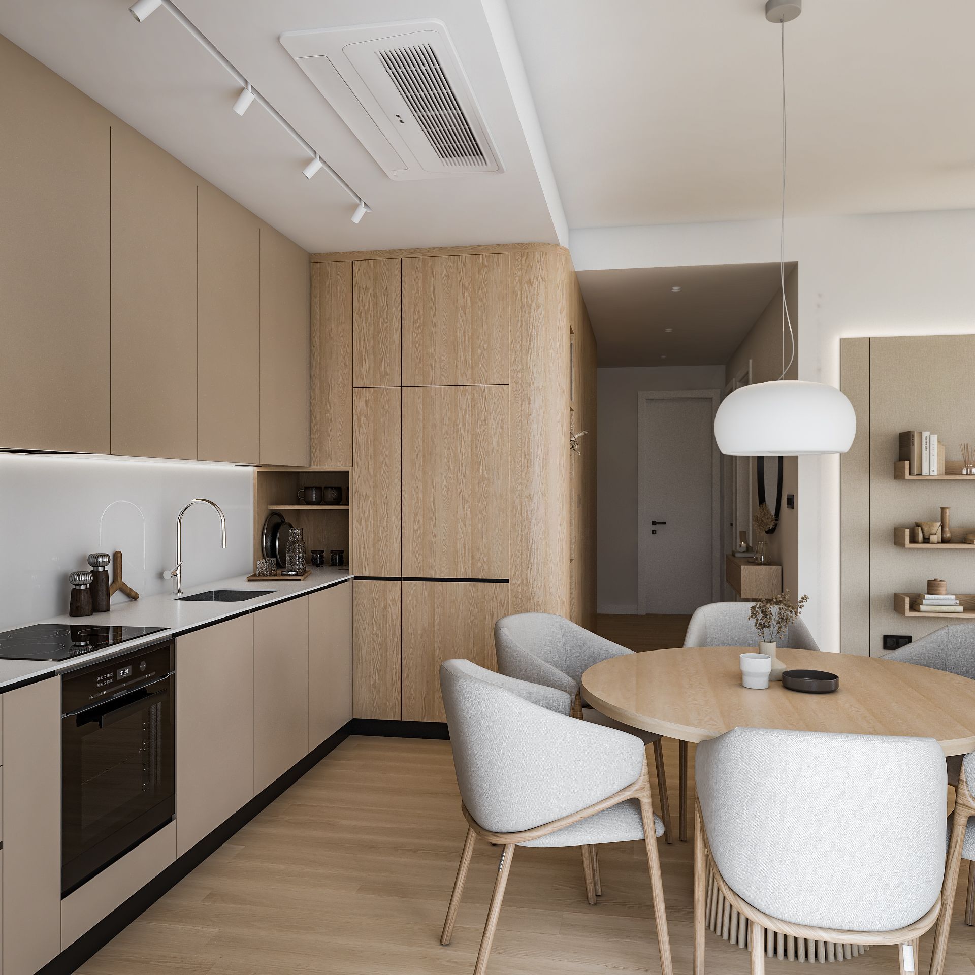 Jednosoban opremljen stan 70.75m2 u luksuznom stambenom kompleksu sa panoramskim pogledom na more, spa centrom i vrhunskim sadržajima u Reževićima, Budva - Amfora Real Estate