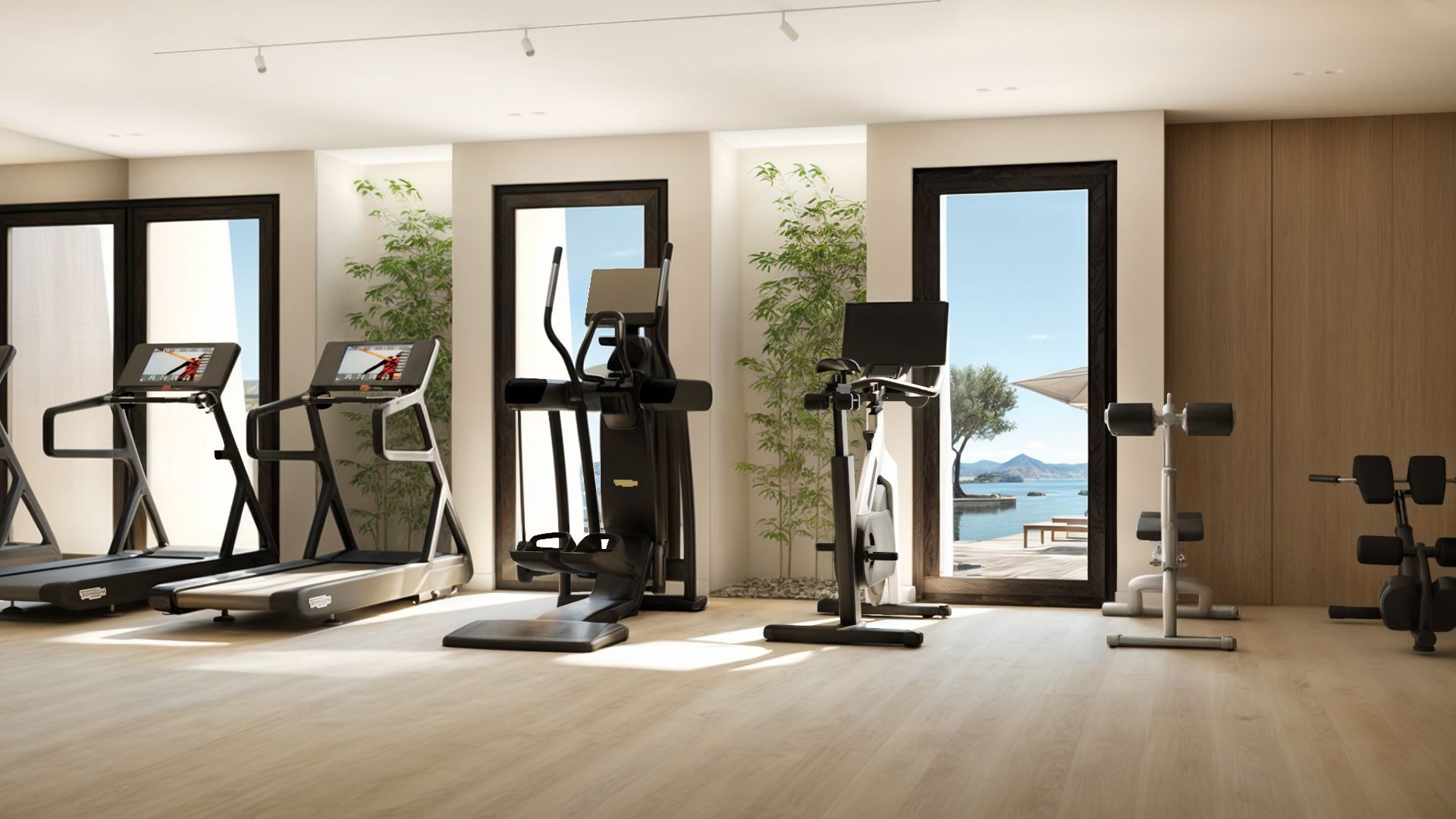 Jednosoban opremljen stan 70.75m2 u luksuznom stambenom kompleksu sa panoramskim pogledom na more, spa centrom i vrhunskim sadržajima u Reževićima, Budva - Amfora Real Estate