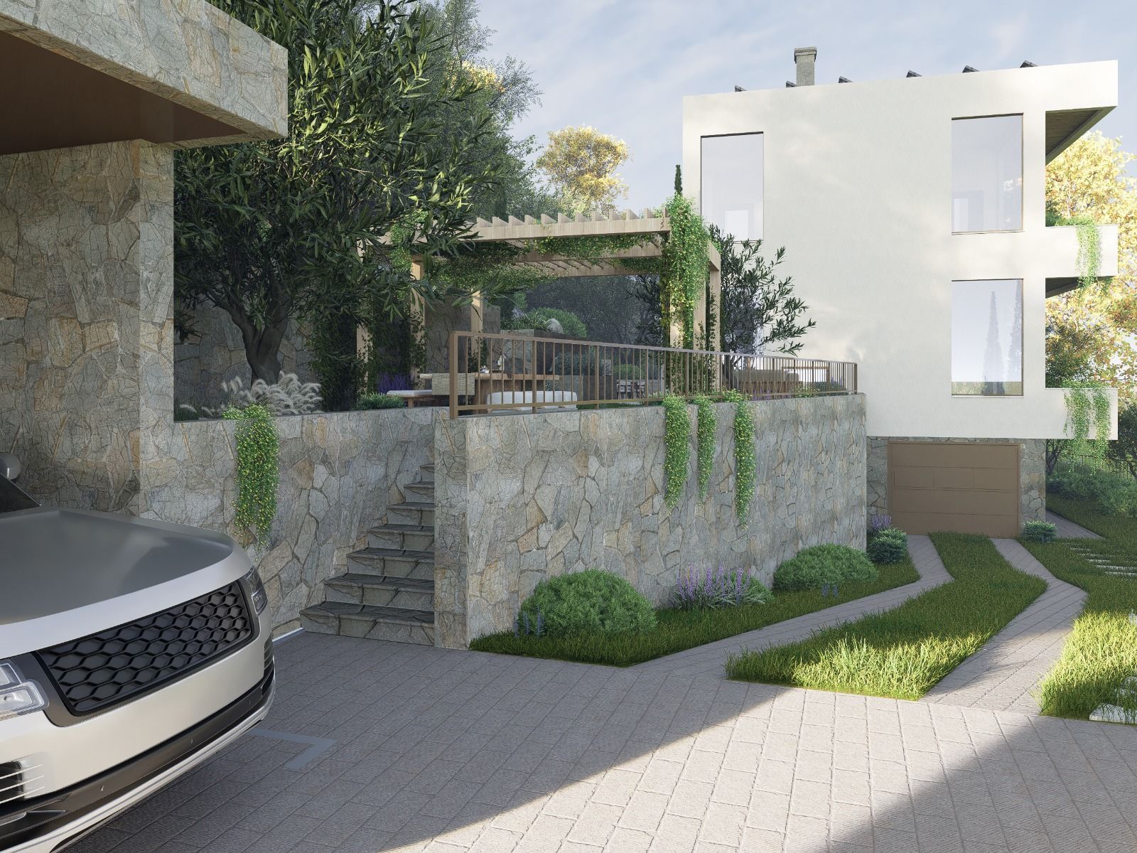 Na prodaju moderna vila 312 m² sa bazenom, teretanom, saunom i panoramskim pogledom na Bokokotorski zaliv – Tivat, - Amfora Real Estate