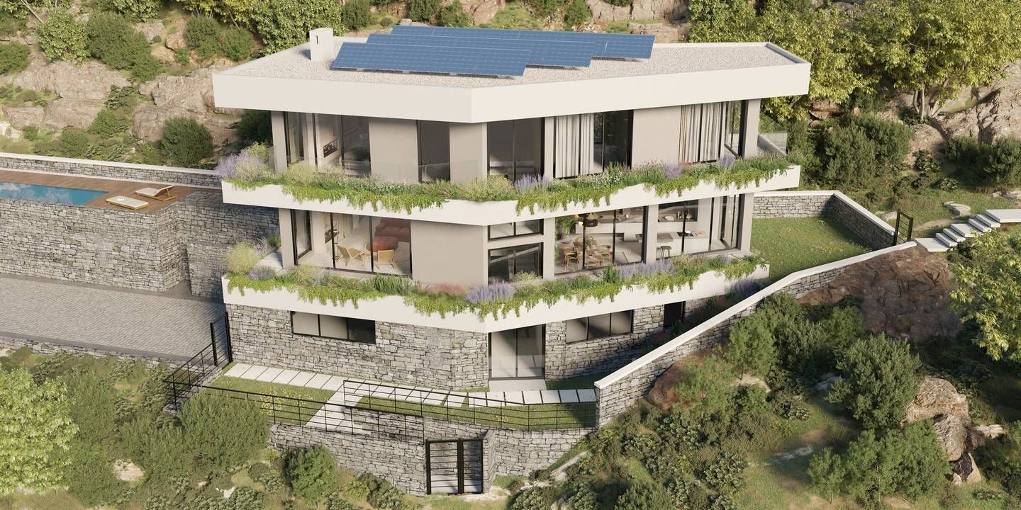 Na prodaju moderna vila 312 m² sa bazenom, teretanom, saunom i panoramskim pogledom na Bokokotorski zaliv – Tivat, - Amfora Real Estate