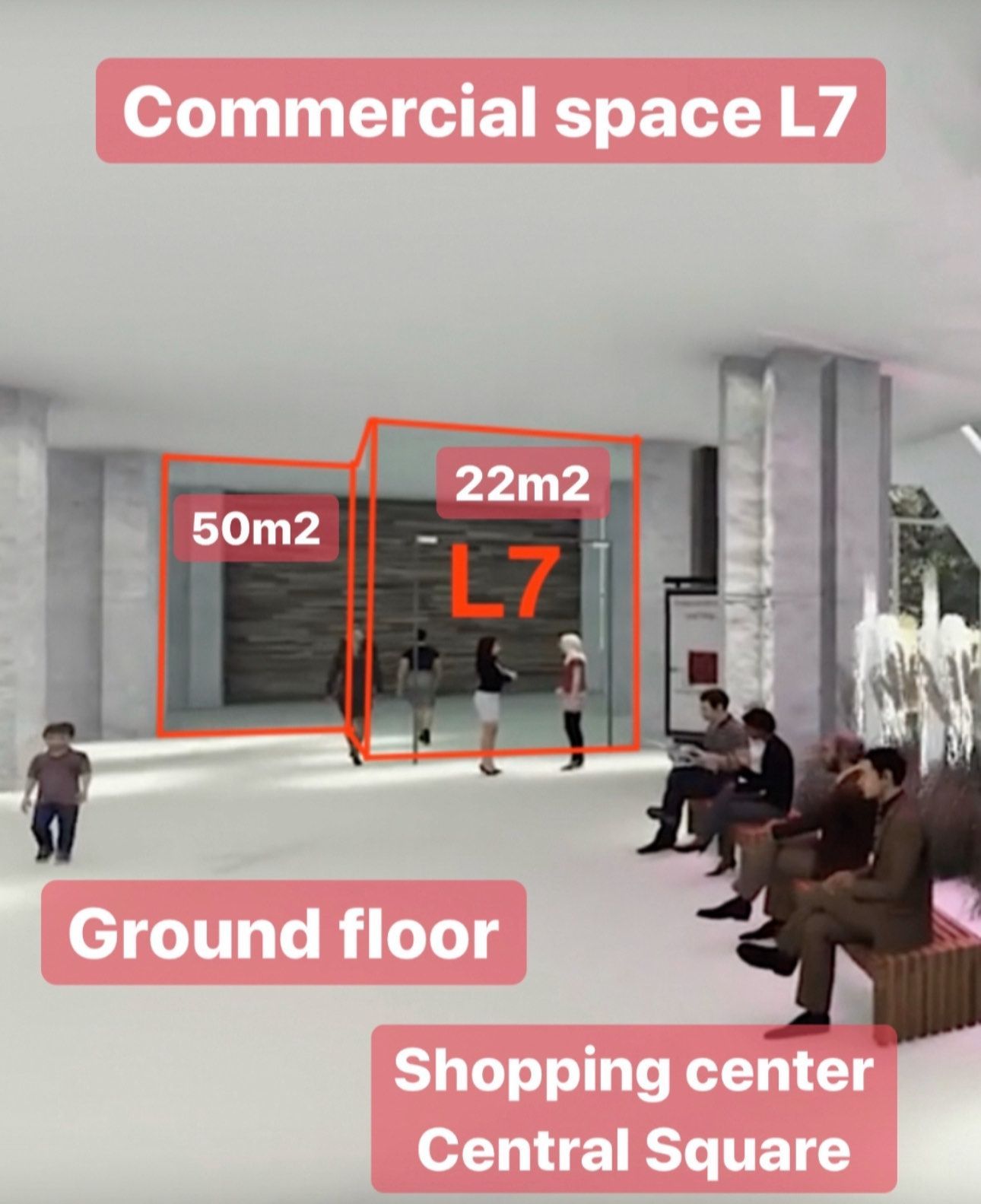 Nov poslovni prostor 72,34 m² u kompleksu Porto Budva – prva linija mora, prizemlje, mogućnost odloženog plaćanja - Amfora Real Estate