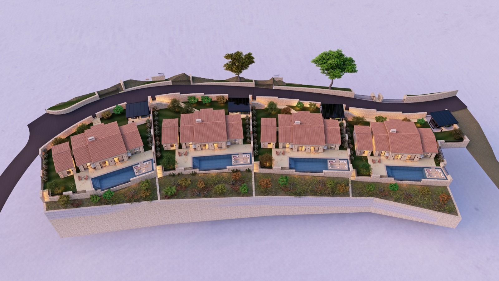 Luksuzni projekat vila i apartmana u Budvi – Markovići | NOVOGODIŠNJI POPUST 20% do kraja godine! - Amfora Real Estate