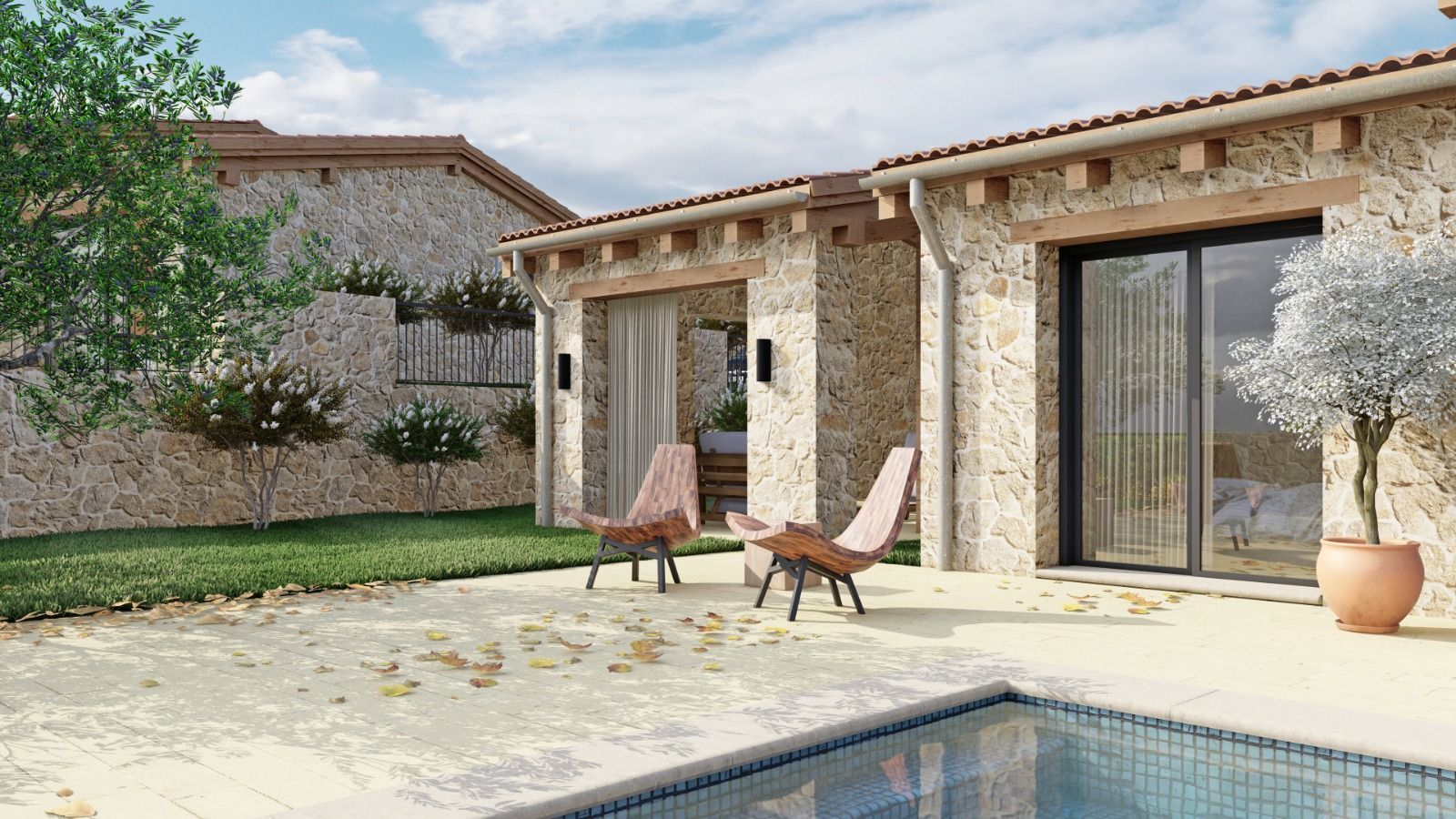 Luksuzna kamena vila 195m2 sa bazenom ,Budva– Markovići | NOVOGODIŠNJI POPUST 20% do kraja godine! - Amfora Real Estate