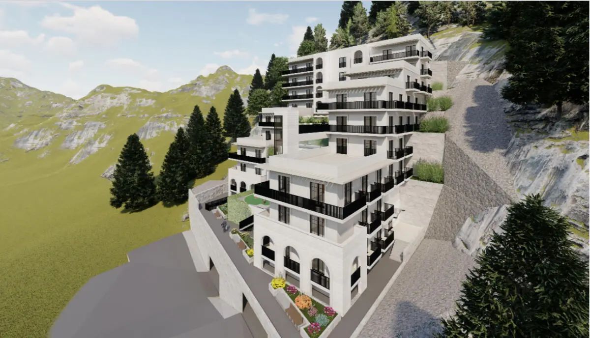 Studio apartman 22.58m² sa pogledom na more u novom luksuznom kompleksu u Budvi (Mogućnost kupovine putem hipotekarnog kredita) - Amfora Real Estate