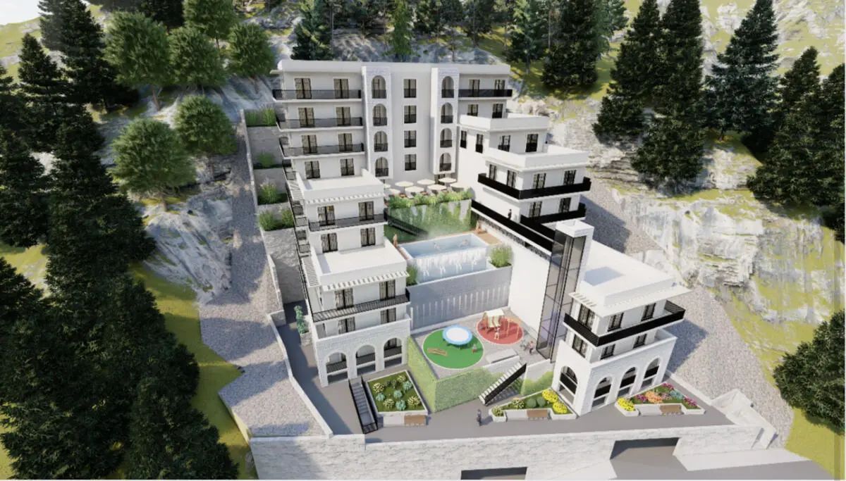 Studio apartman 22.58m² sa pogledom na more u novom luksuznom kompleksu u Budvi (Mogućnost kupovine putem hipotekarnog kredita) - Amfora Real Estate