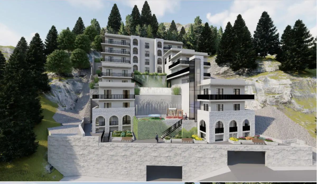 Jednosoban stan 49.14m² sa pogledom na more u novom luksuznom kompleksu u Budvi (Mogućnost kupovine putem hipotekarnog kredita) - Amfora Real Estate