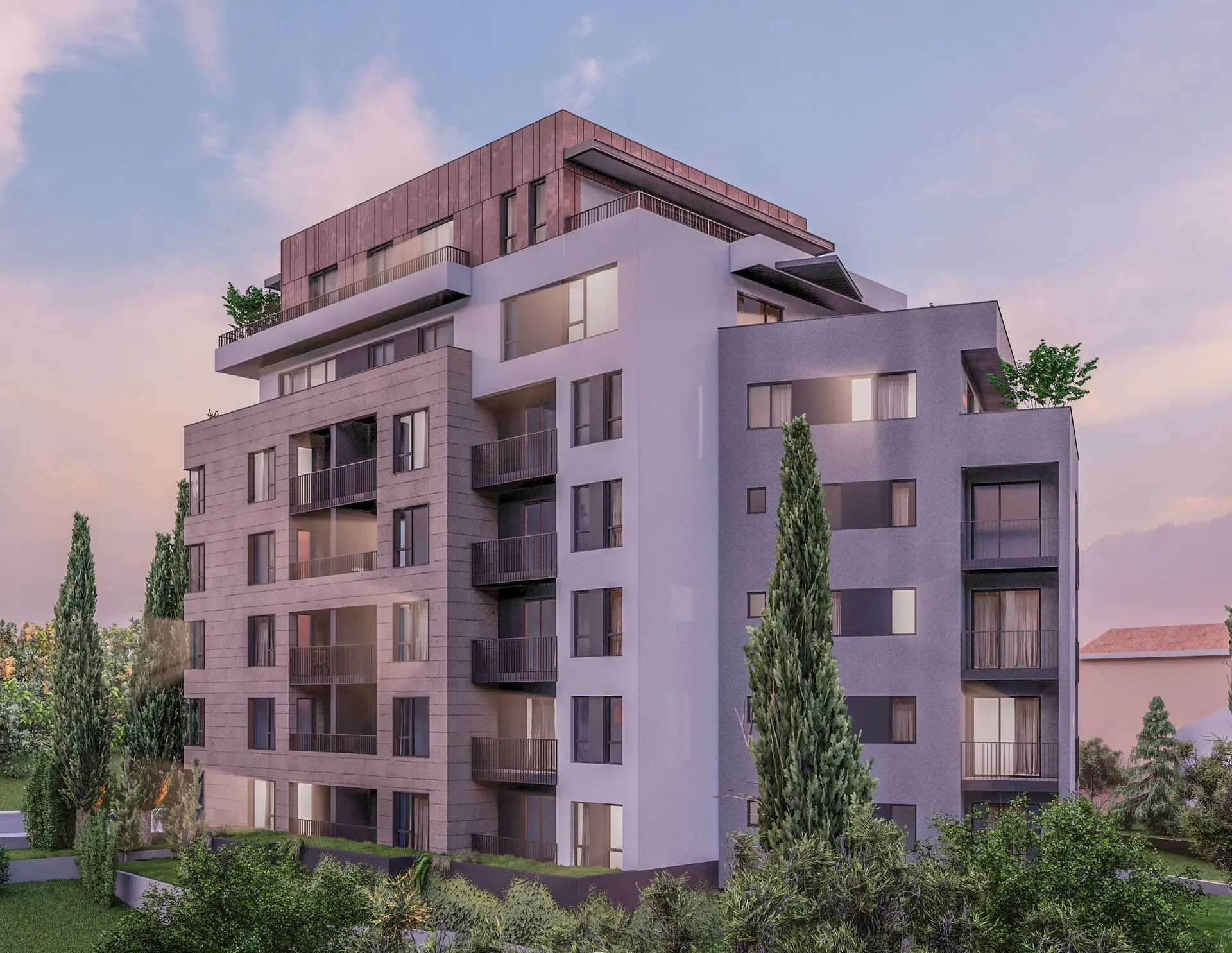 Prodaja studio apartmana 26m2 u novom kompleksu u centru Budve - Amfora Real Estate