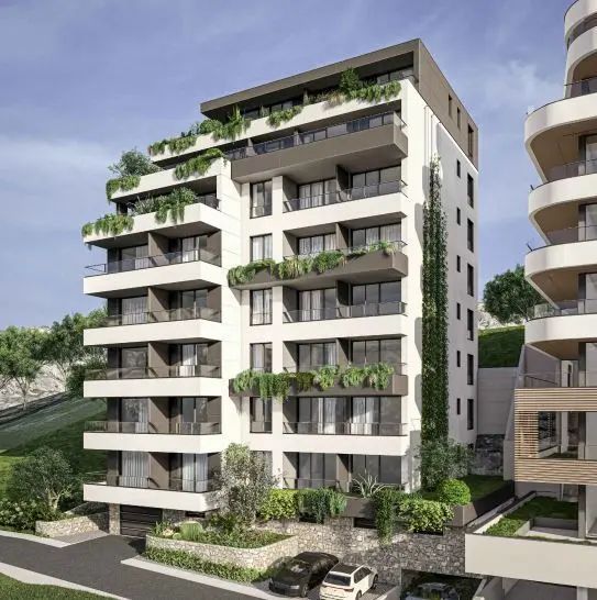 Dvosoban stan 68m² + 67m² gratis terasa u luksuznom kompleksu – Centar Budve, 150m od mora - Amfora Real Estate