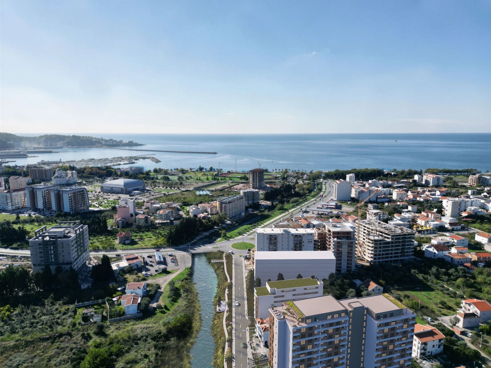 Prodaja jednosobnog stana 47m2 u novom kompleksu u izgradnji blizu mora – Ilino,Bar - Amfora Real Estate