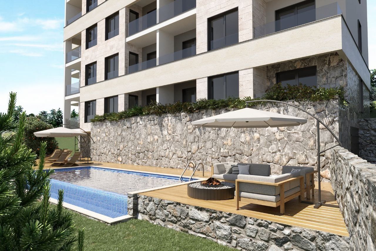 NOV PENTHOUSE TROSOBAN STAN 174.91m² U NOVOM STAMBENOM KOMPLEKSU – DUBOVICA, BUDVA | MODERNI STANOVI SA BAZENOM I SPA CENTROM - Amfora Real Estate