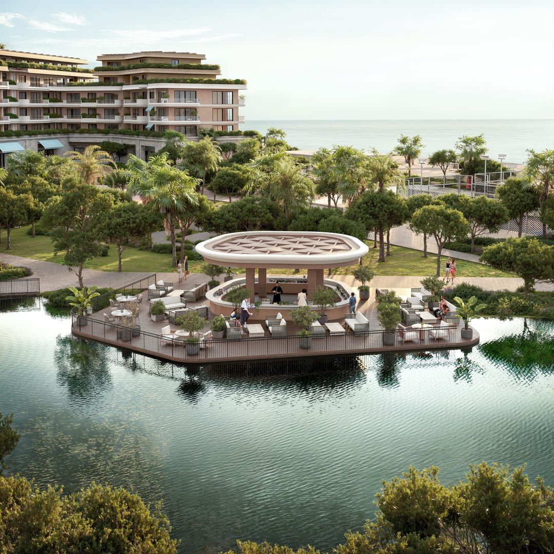 Studio apartman u luksuznom kompleksu – objekat A, prva linija mora, Ulcinj (Velika Plaža) - Amfora Real Estate