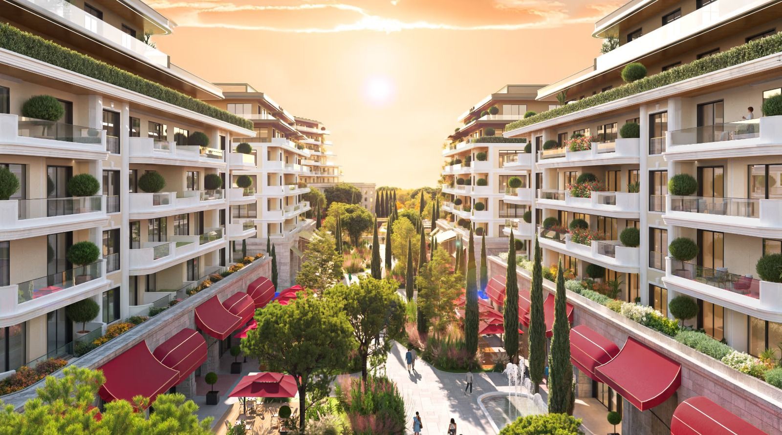 Jednosoban stan u luksuznom kompleksu – objekat A, prva linija mora, Ulcinj (Velika Plaža) - Amfora Real Estate