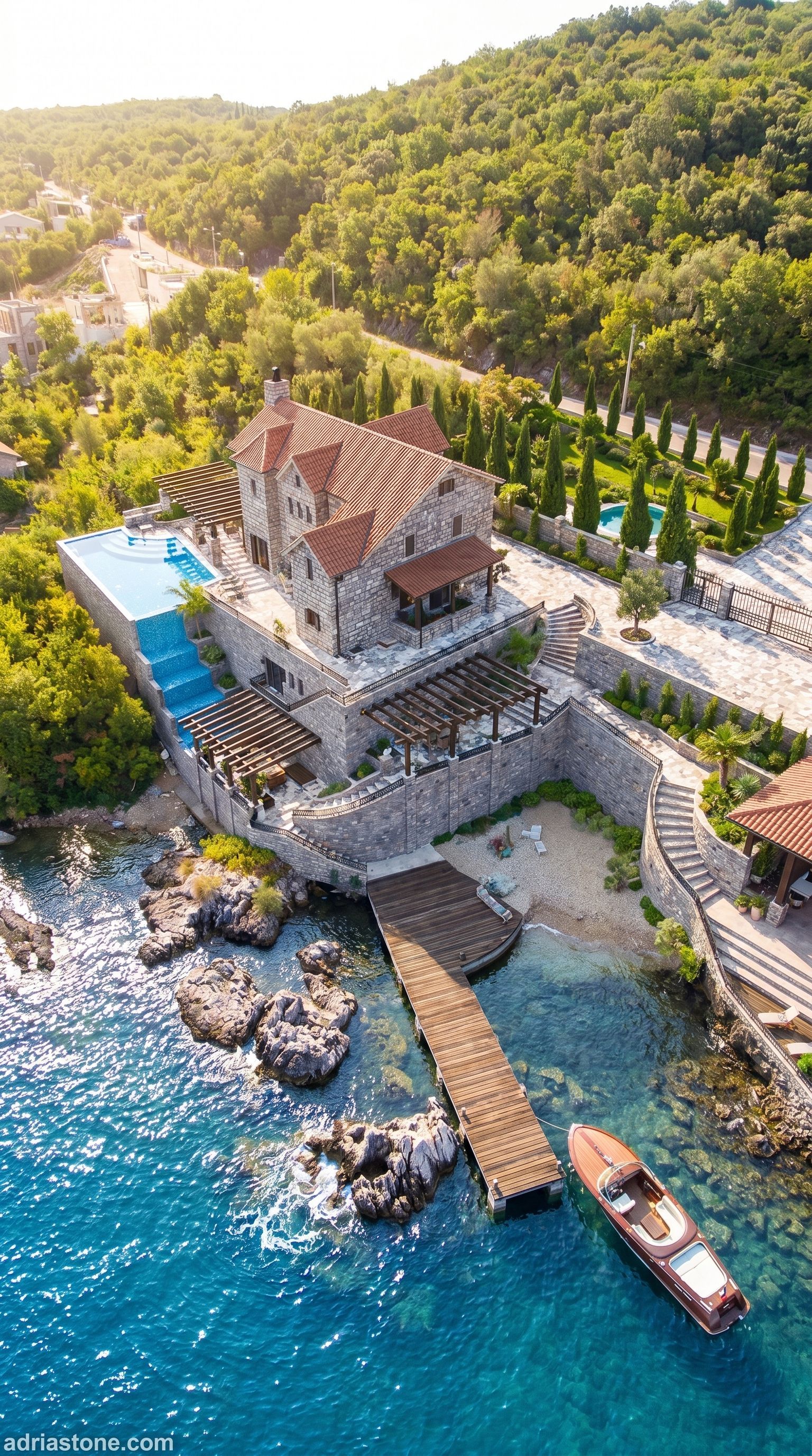 Ekskluzivan plac 1506m2 na prvoj liniji mora sa panoramskim pogledom na na Bokokotorski zaliv – Bjelila, Tivat - Amfora Real Estate
