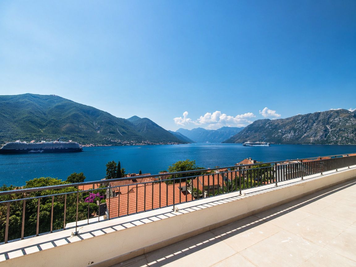 Ekskluzivan jednosoban stan 58 m² u novom kompleksu sa krovnim bazenom – Dobrota, Kotor - Amfora Real Estate