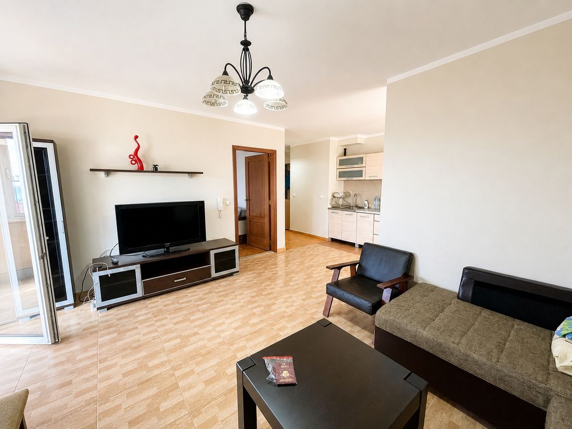 Prostran dvosoban stan 85 m² sa pogledom na more – Lazi, Budva - Amfora Real Estate