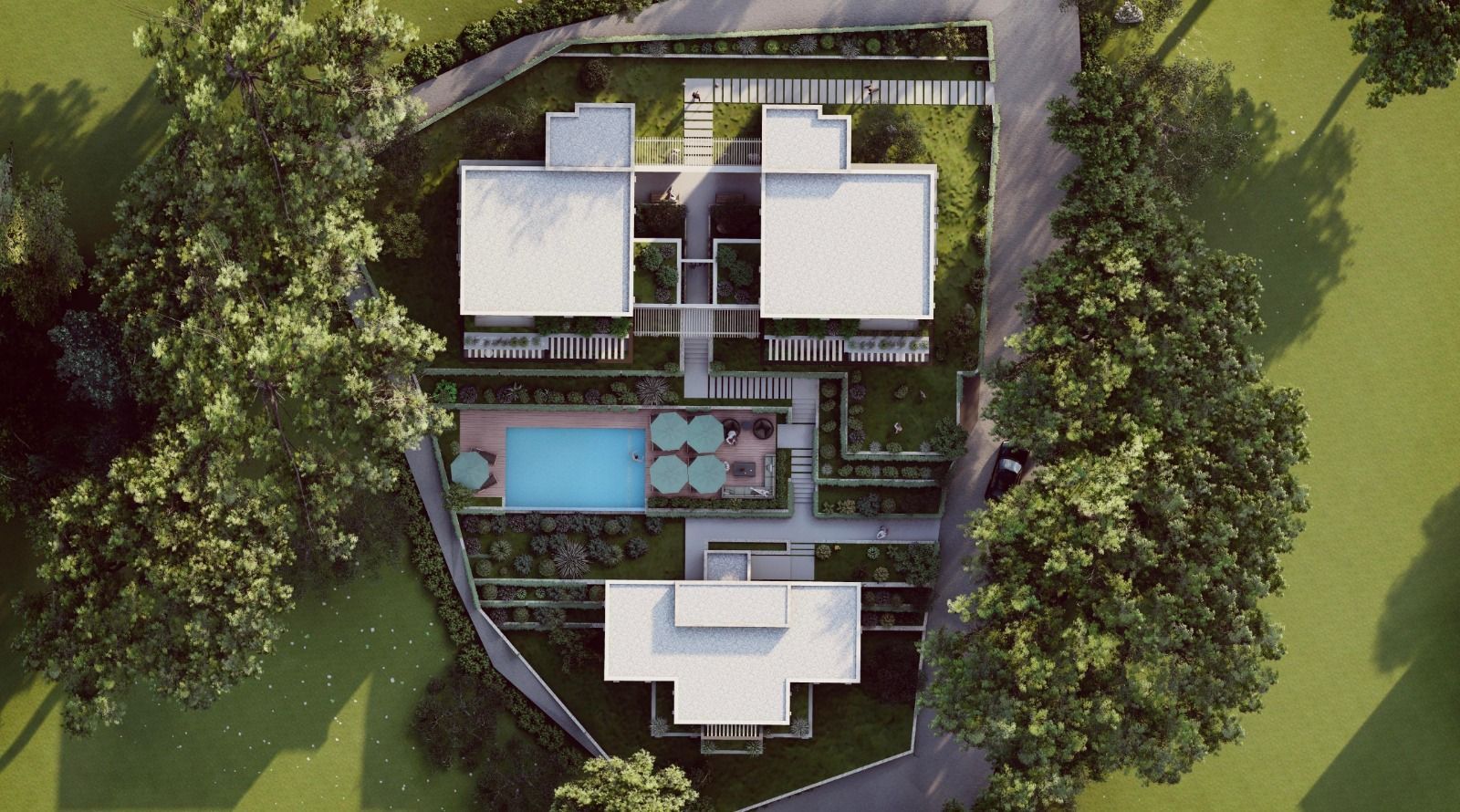 Jednosoban stan 51.56m2 sa pogledom na more u modernom stambenom kompleksu sa bazenom – Škaljari, Kotor - Amfora Real Estate
