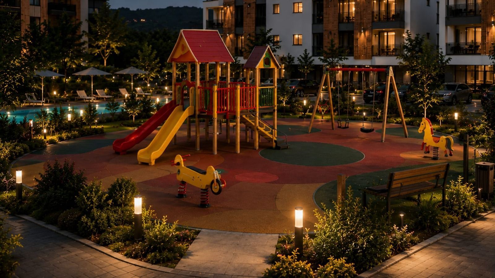 Prodaja jednosobnog stana 36.69m² u izgradnji u ekskluzivnom stambeno-turističkom kompleksu sa bazenom – Vrnjačka Banja, Srbija - Amfora Real Estate