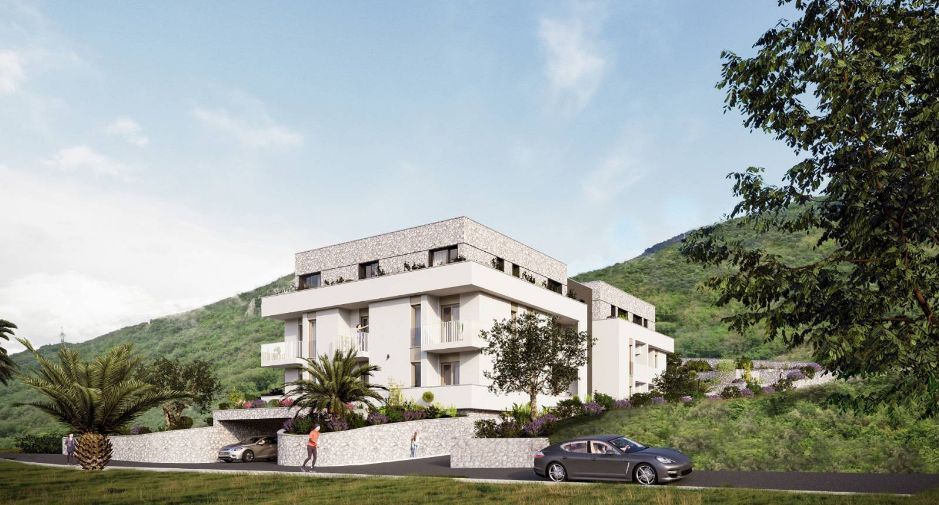 Jednosoban stan 44.18m² + 20m2 terase u Novom Luksuznom Kompleksu – Lastva Grbaljska,Budva - Amfora Real Estate