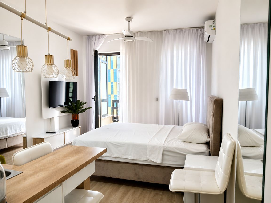 Studio apartman 27 m² u prvoj liniji sa pogledom na more – Bečići, Budva - Amfora Real Estate