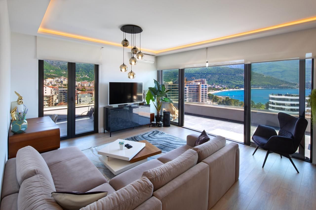 Prodaja trosobnog penthausa 95 m² + terasa 52 m² sa panoramskim pogledom na more – Gospoština, Budva - Amfora Real Estate