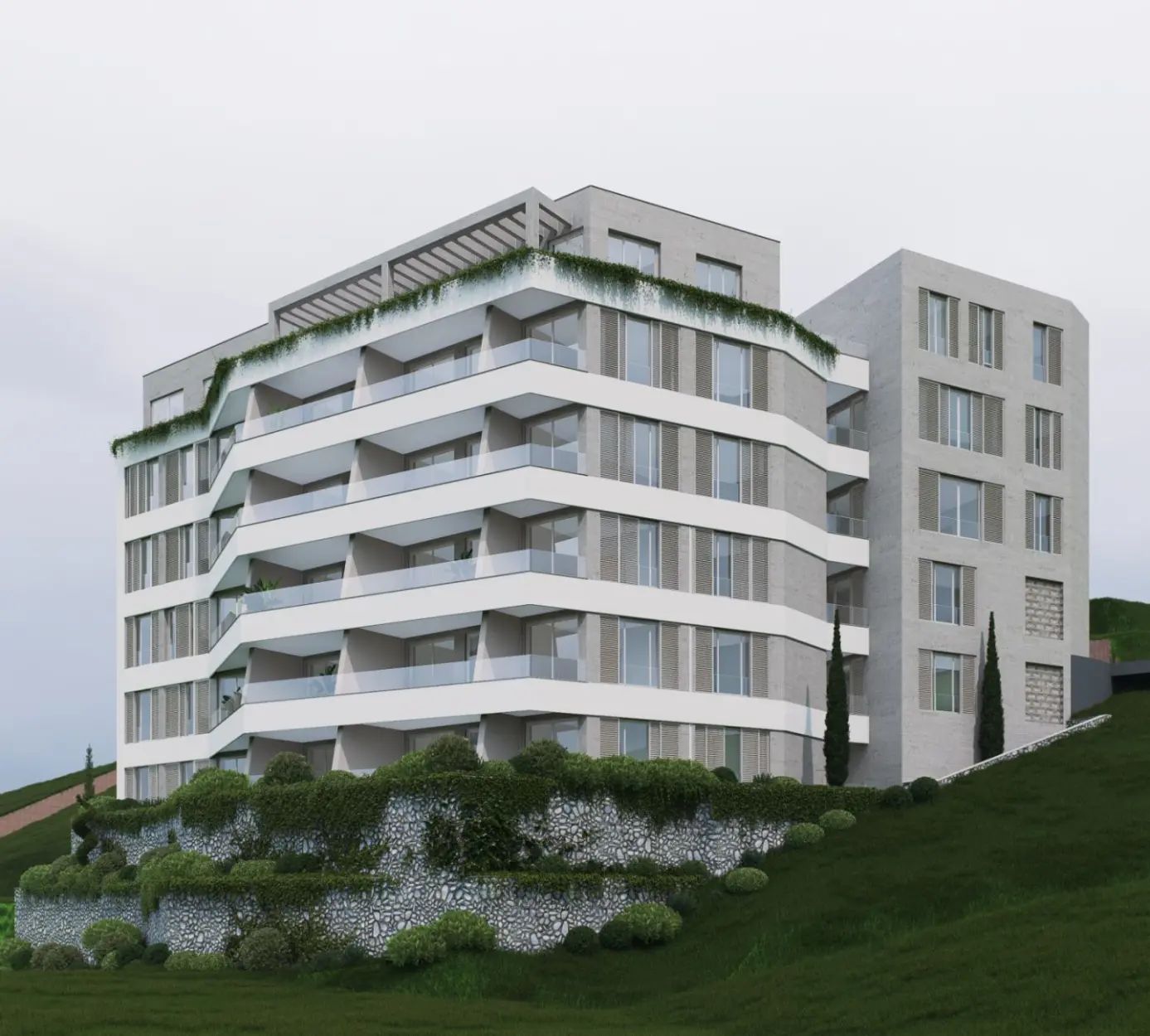 Prodaja jednosobnog stana 48,70m² u novom kompleksu u izgradnji – Rafailovići, Budva (bez plaćanja poreza) - Amfora Real Estate