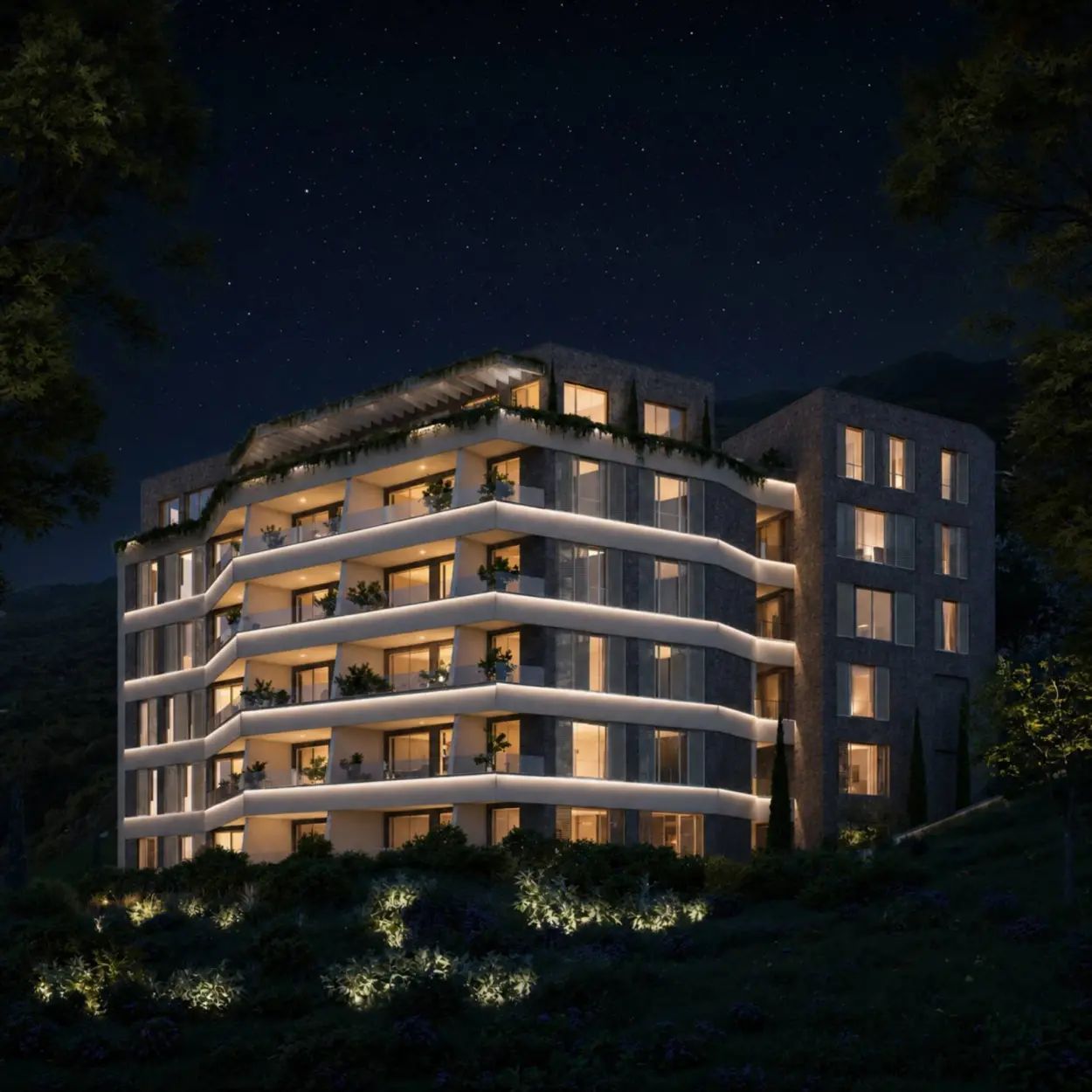 Prodaja trosobnog stana stana 127,28m² u novom kompleksu u izgradnji – Rafailovići, Budva (bez plaćanja poreza) - Amfora Real Estate