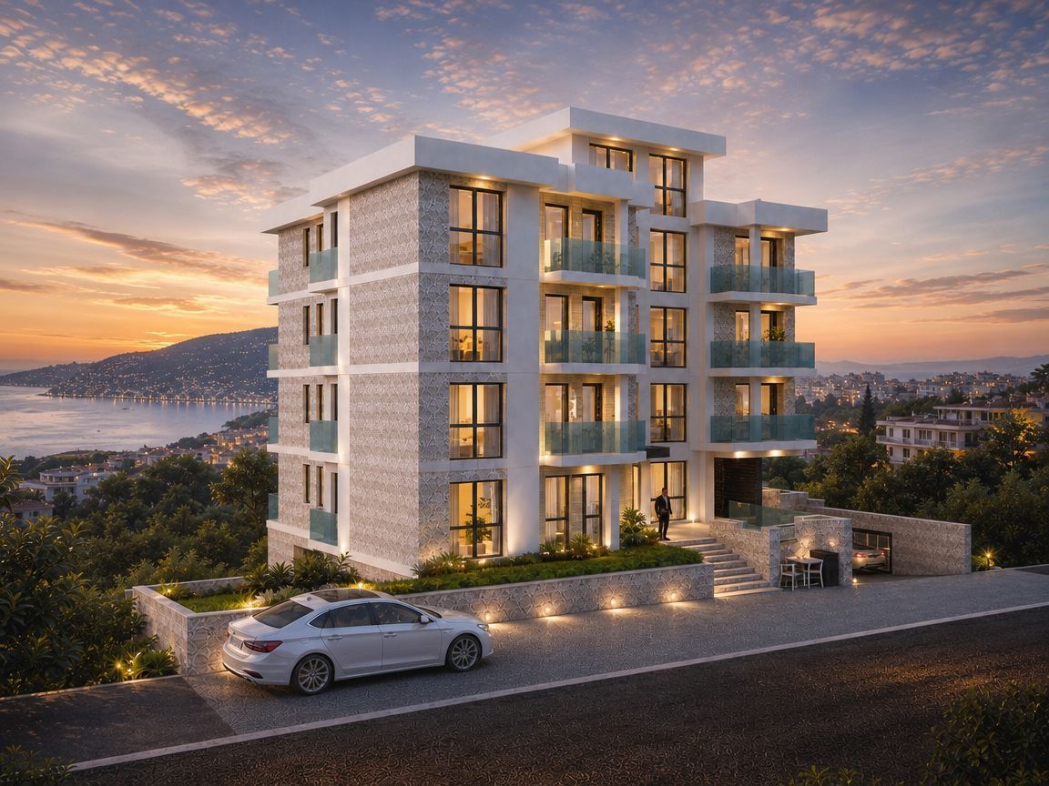 Jednosoban stan 46.23m² u novom stambenom kompleksu u izgradnji sa pogledom na more – Bečići, Ivanovići - Amfora Real Estate
