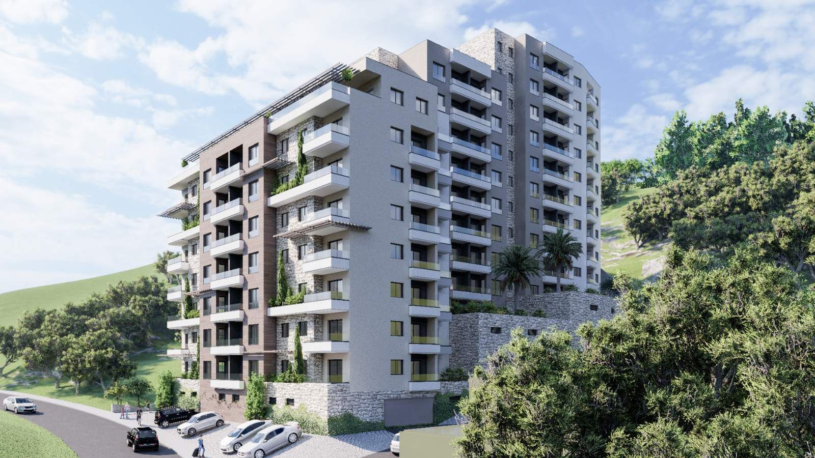 amforaproperty.com/Prodaje se jednosoban stan sa pogledom na more, Bečići