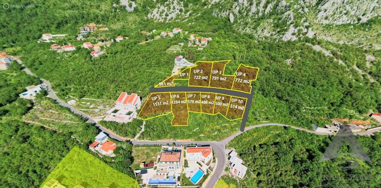 Placevi za izgradnju vila sa pogledom na more. Blizikuće. - Amfora Real Estate