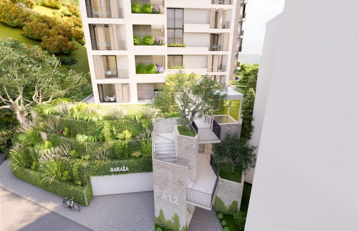 Na prodaju nov luksuzan jednosoban stan 43m2 blizu plaže u Rafailovićima - Amfora Real Estate