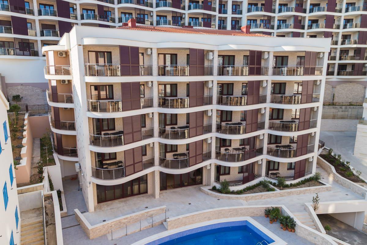 Nov dvosoban stan 103m2 sa pogledom na more. Anatolia, Bečići - Amfora Real Estate