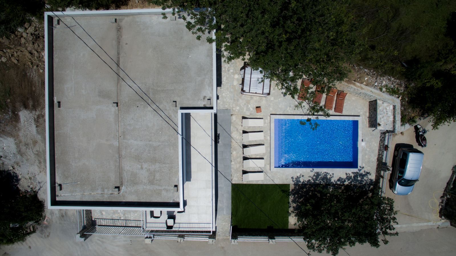 Vila sa bazenom i pogledom na more. Maine, Budva. - Amfora Real Estate