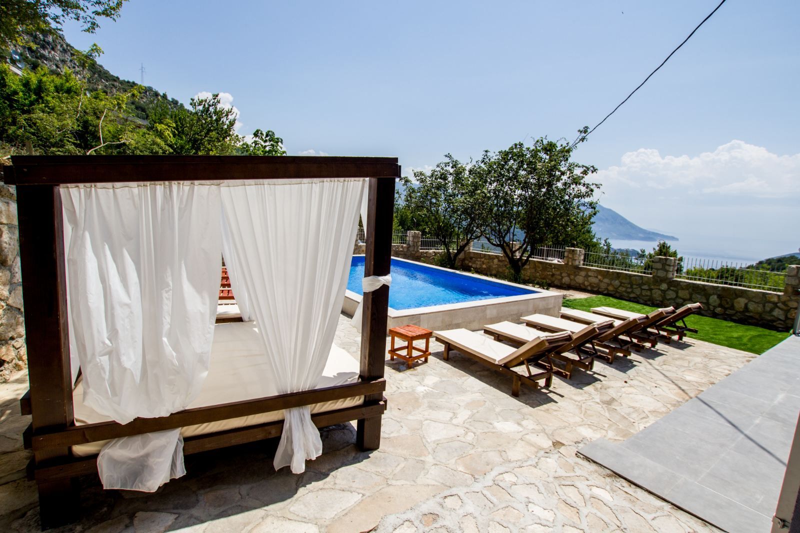 Vila sa bazenom i pogledom na more. Maine, Budva. - Amfora Real Estate