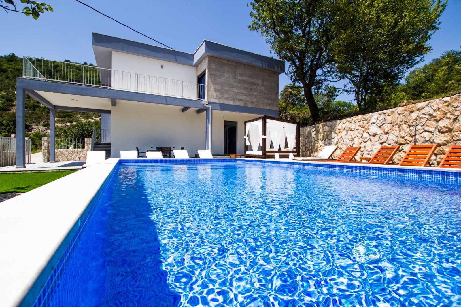 Vila sa bazenom i pogledom na more. Maine, Budva. - Amfora Real Estate