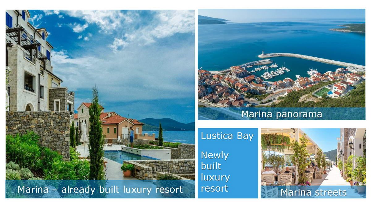 Na prodaju građevinski plac sa odobrenim projektom za vilu u Radovićima, Luštica - Amfora Real Estate