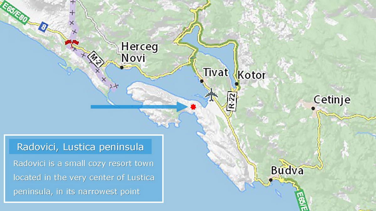 Izvanredan građevinski plac u Radovićima, Luštica - Amfora Real Estate