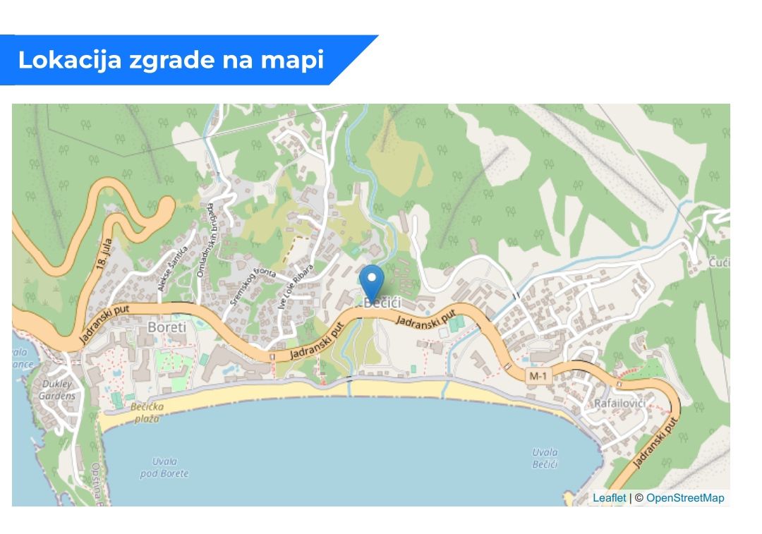 Prelep dvosoban stan u novoizgradjenom kompleksu Sky Line u Bečićima - Amfora Real Estate