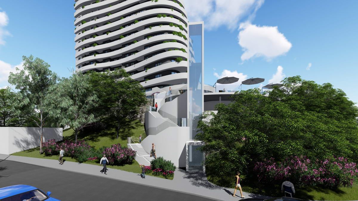 Prelep jednosoban stan (49,84m2) u novom stambeno-hotelskom kompleksu Skyline.Bečići - Amfora Real Estate