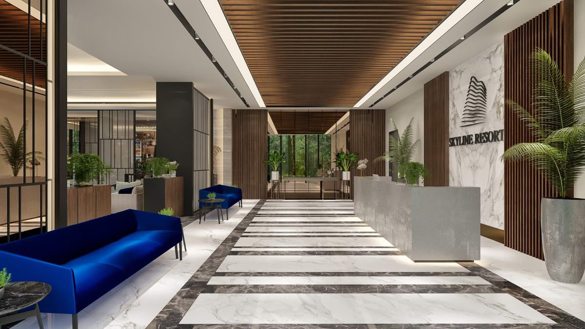 Prelep jednosoban stan (49,84m2) u novom stambeno-hotelskom kompleksu Skyline.Bečići - Amfora Real Estate