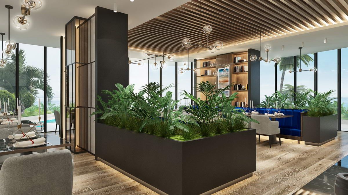 Prelep jednosoban stan (49,84m2) u novom stambeno-hotelskom kompleksu Skyline.Bečići - Amfora Real Estate