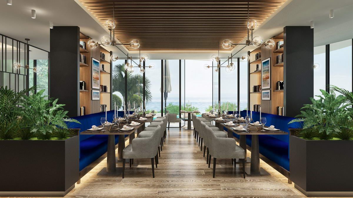 Prelep jednosoban stan (49,84m2) u novom stambeno-hotelskom kompleksu Skyline.Bečići - Amfora Real Estate