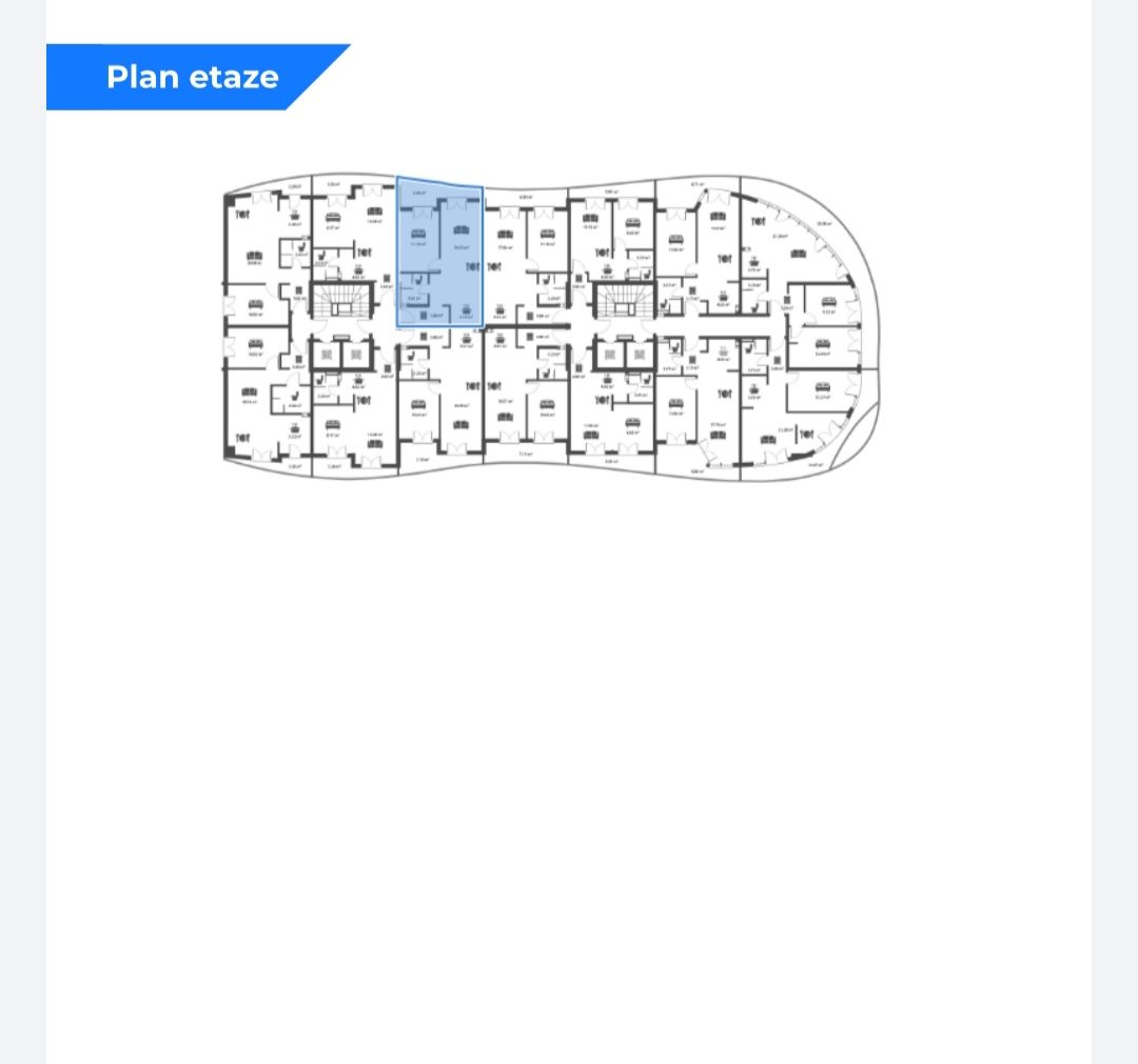 Prelep jednosoban stan (49,84m2) u novom stambeno-hotelskom kompleksu Skyline.Bečići - Amfora Real Estate