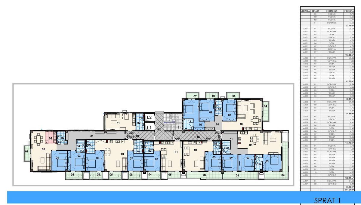 Prodaja stanova u luksuznoj zgradi,Budva,Rozino - Amfora Real Estate